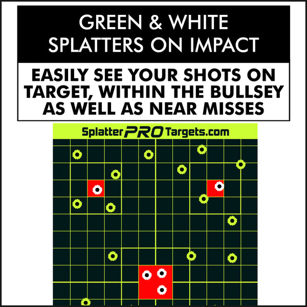 12 x 18 Sight In Splatter Target-10pk